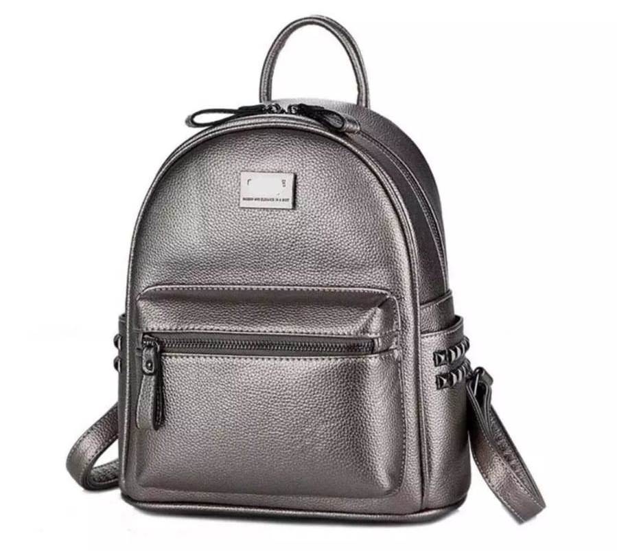 Rucsac dama bronz argintiu Anastasia